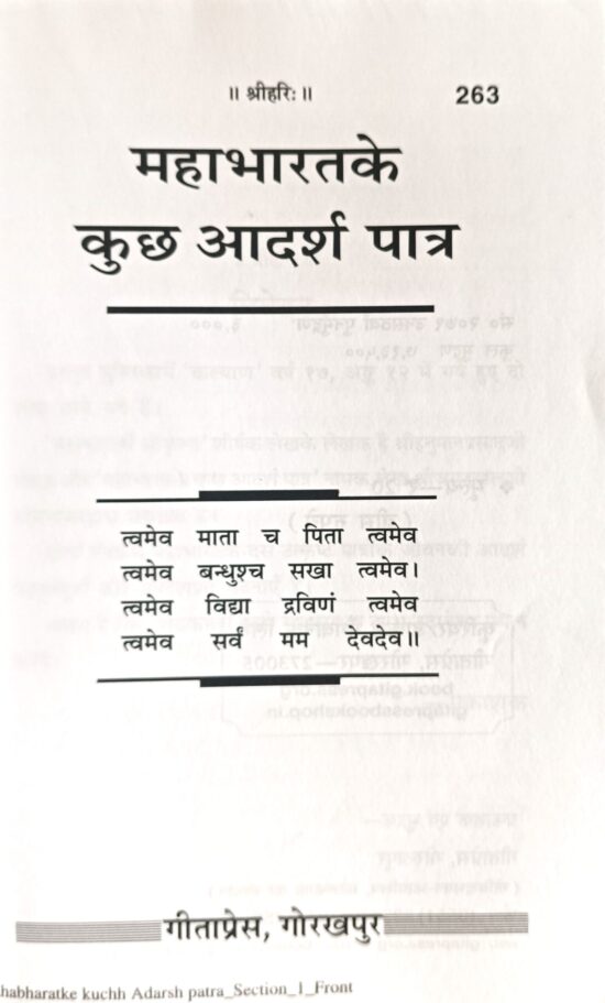 Mahabharat ke kuchh aadarsh patra ( महाभारत के कुछ आदर्श पात्र)code- 263 गीताप्रेस गोरखपुर - Image 2